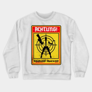 Achtung! (Scratch) Crewneck Sweatshirt